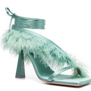 Sebastian Milano feather sandal size 37 women